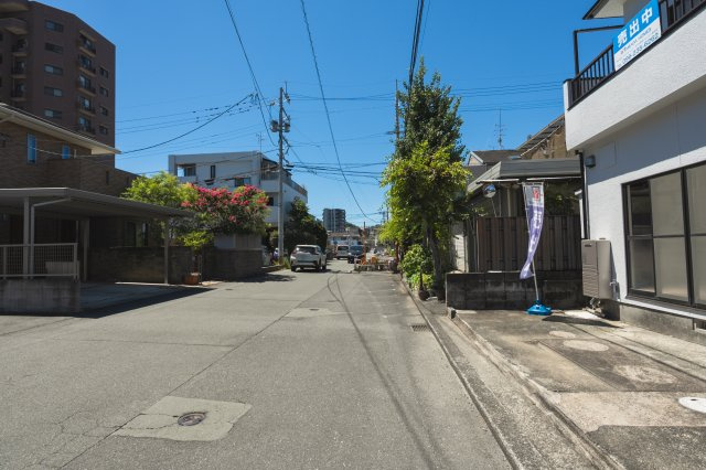 【前面道路含む現地写真】 | 熊本市中央区島崎