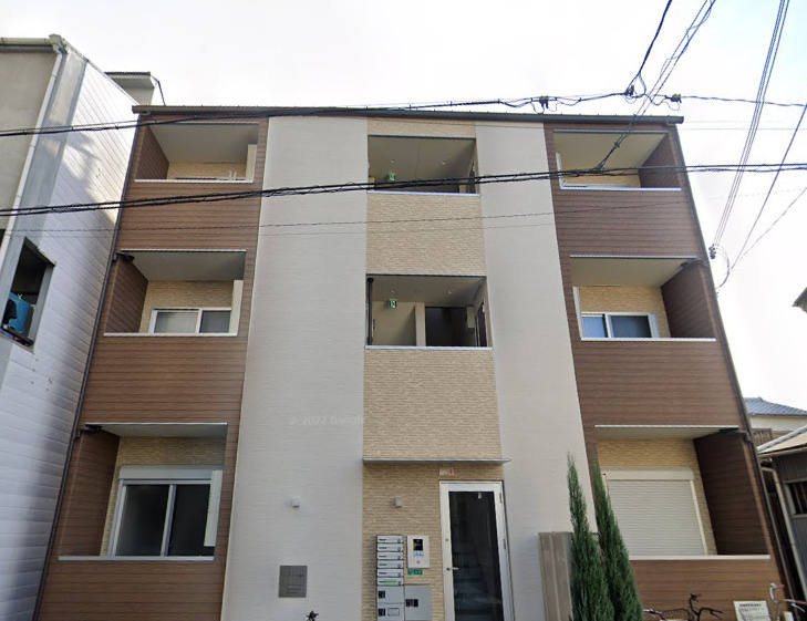 ハーモニーテラス三津屋中の外観パース