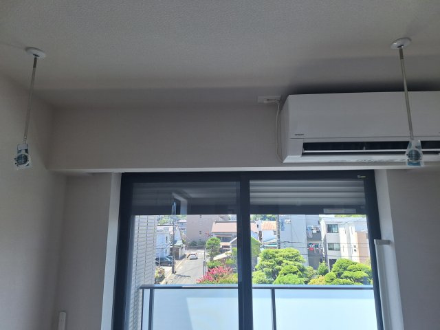 (シニア限定)藤沢陣屋小路レジデンスの内装|室内でもしっかり乾く物干し