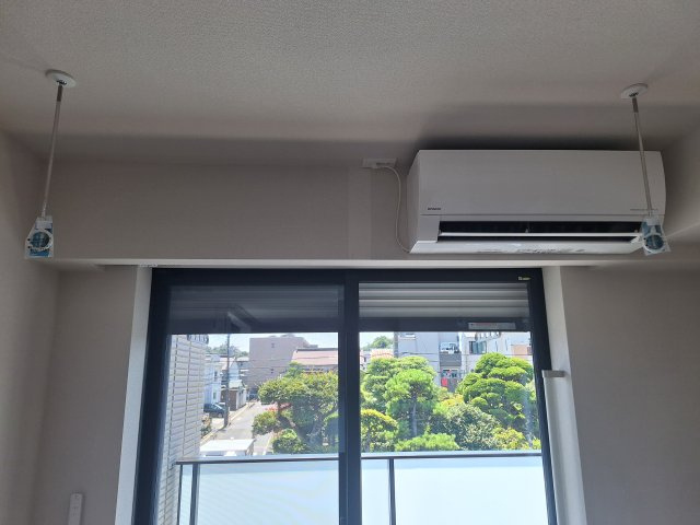 (シニア限定)藤沢陣屋小路レジデンスの内装|室内でもしっかり乾く物干し