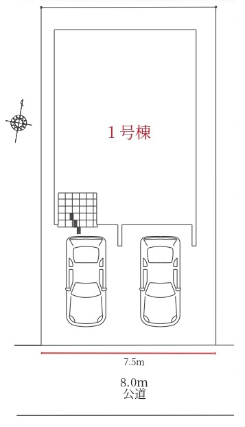 Terrechez緑区作の山町1期　全1棟　新築戸建の区画図