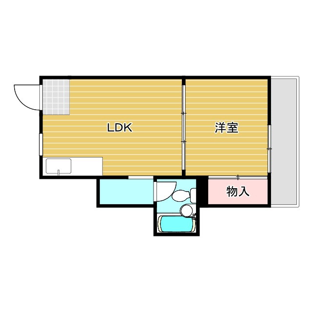 シャトー柴原の間取り