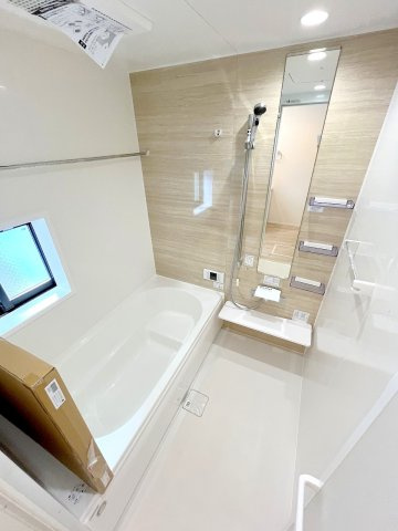 福生市福生全2棟　新築分譲の浴室|2025年撮影