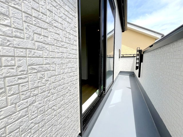 福生市福生全2棟　新築分譲のバルコニー|2025年撮影