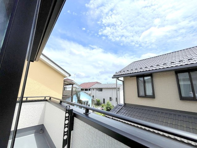 福生市福生全2棟　新築分譲のバルコニー|2025年撮影