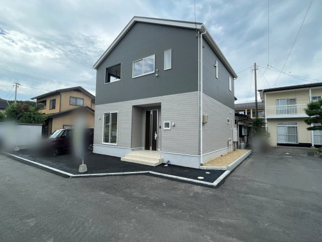 新築建売住宅　白河市旭町第4　Cradle Garden　全1棟の前面道路含む現地写真