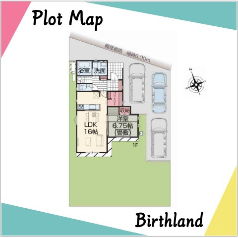 新築戸建・新築建売　西郷村小田倉字前原　小田倉小・西郷第二中の区画図|38号棟　区画図