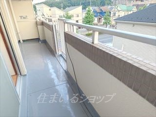 広島市安佐北区落合２丁目の賃貸マンションのバルコニー