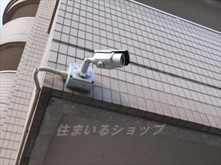 広島市安佐北区落合２丁目の賃貸マンションの設備|防犯カメラあり