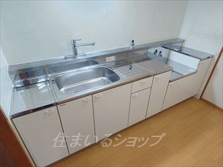 広島市安佐北区落合２丁目の賃貸マンションのキッチン|流し台新品です！