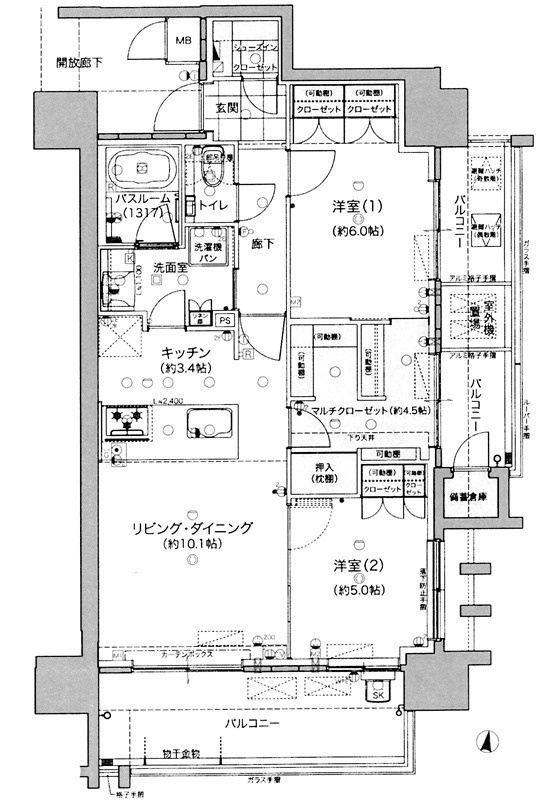 ソシオ的場の間取り