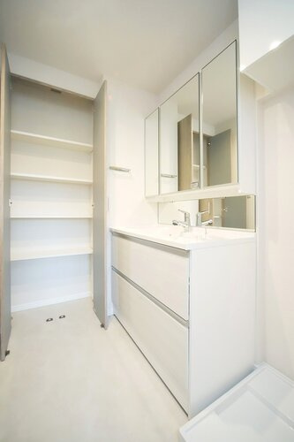 ナタリーマリナタウンイーストブリッジ参番館の独立洗面台