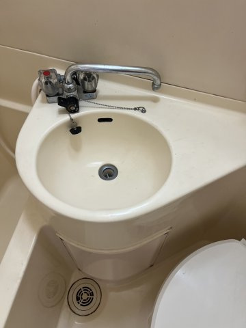 プラザ・ドゥ・モーリスC棟の洗面所