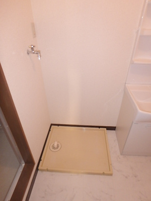 室内洗濯機置き場です