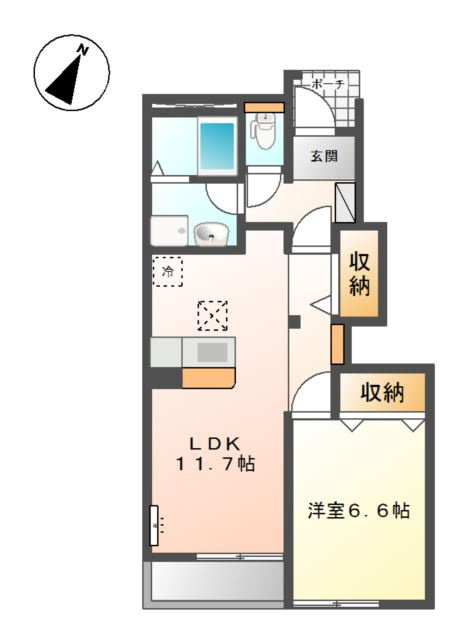 クレセントコートの間取り
