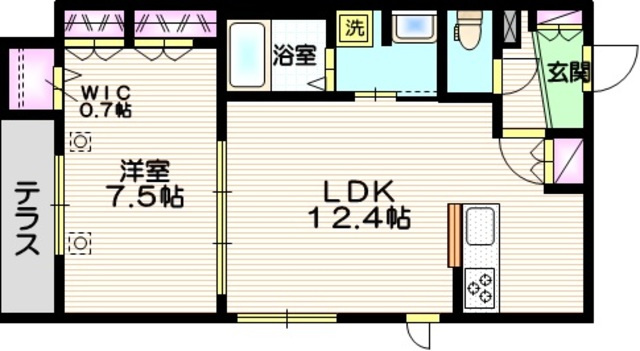 ヘーベルメゾンときわ台の間取り