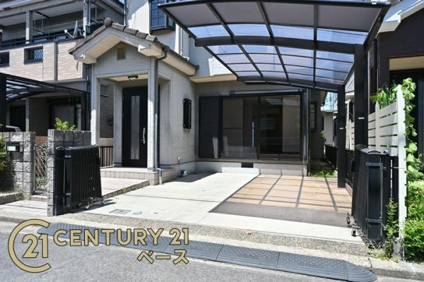 桜井市西之宮　一戸建の駐車場|■現地撮影写真■駐車スペース２台分完備！