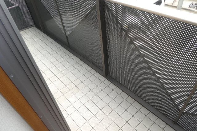 ペルレＢのバルコニー