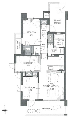 【間取り】 | ヴェレーナ鳩ヶ谷