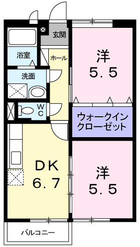 エルディムⅠの間取り