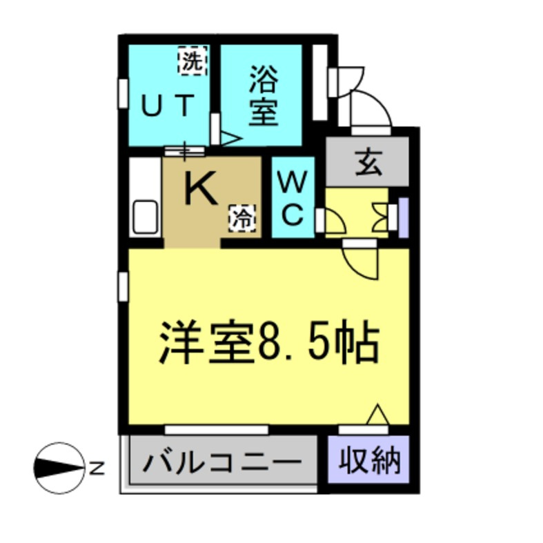Hillside山の神の間取り
