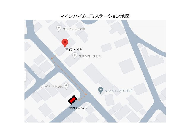 マインハイムの地図