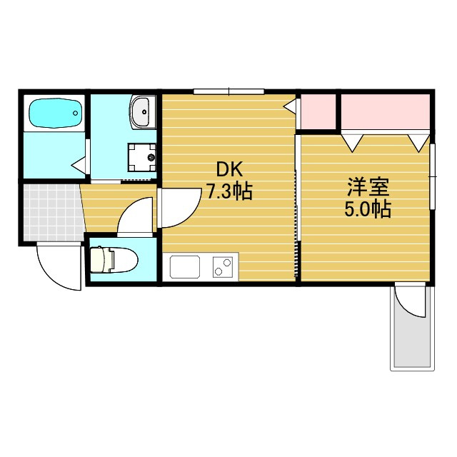 フジパレス下新庄Ⅰ番館の間取り