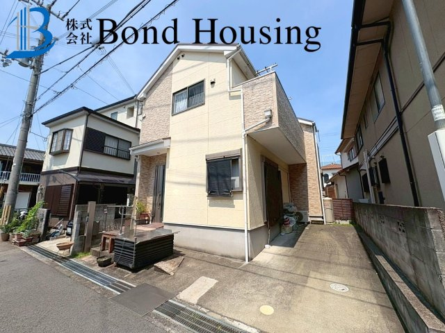 南向き2面バルコニー　各居室収納有　魚住町清水　中古戸建の前面道路含む現地写真