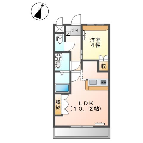 サンリヴィエールの間取り