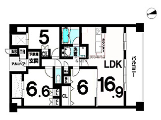 【間取り】 | 【ヒルズ本山穂波町】✨️仲介手数料無料✨️田代小学校・城山中学校