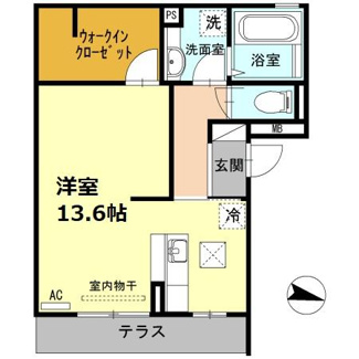 【間取り】 | リュミエール | 1Room