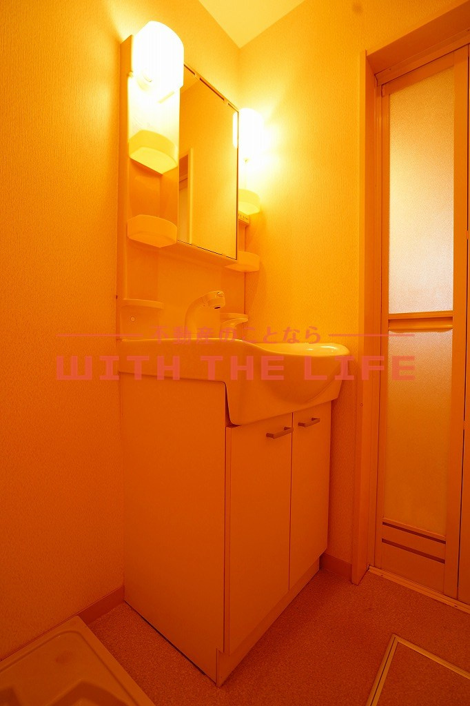 クレフラスト久留米大【キャッシュバック対象物件】の独立洗面台|独立洗面台、朝の身支度には欠かせません