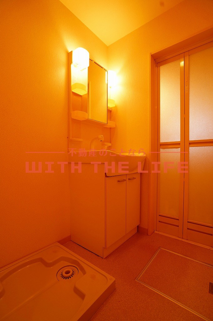 クレフラスト久留米大【キャッシュバック対象物件】の洗面所|コンパクトで使いやすい洗面所