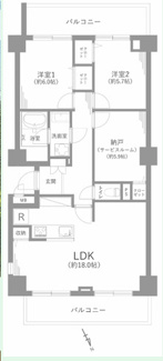 【間取り】 | 【ライオンズマンション瑞穂公園】✨️仲介手数料無料✨️弥富小学校・萩山中学校