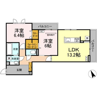 【間取り】 | D's LIEN (ディ-ズリアン)B