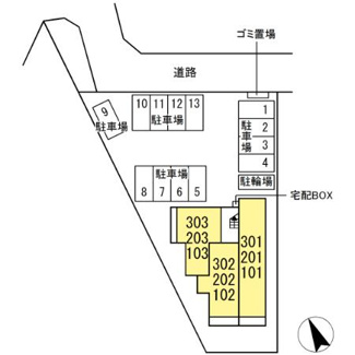 【区画図】 | D's LIEN (ディ-ズリアン)F