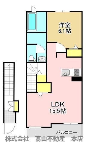 ｋ’ｓコート　宗像の間取り