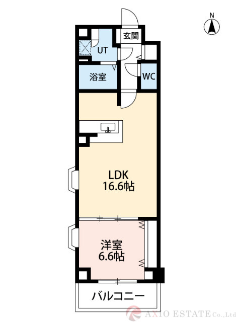 アルバトルナーレ江坂の間取り