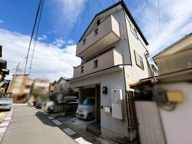 東神足１丁目の前面道路含む現地写真