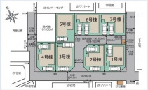 さいたま市見沼区東大宮3丁目　新築一戸建て　ブルーミングガーデン　01の区画図|1号棟