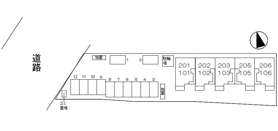 ポライトリー・ケイの区画図