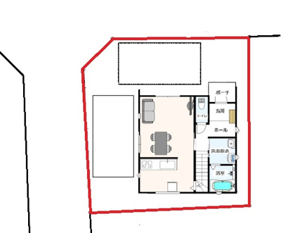 【参考プラン】 | 高崎市上豊岡町売地 | エステートハウス24.5坪プラン