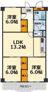 【間取り】 | サニーハウス明石