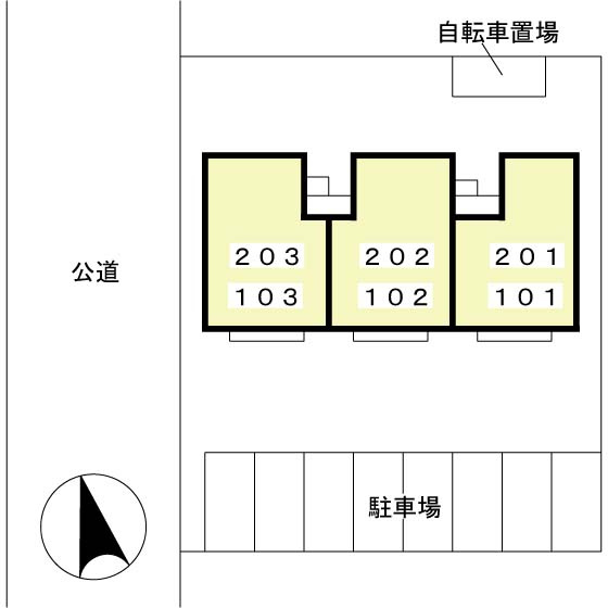 ドシルの駐車場