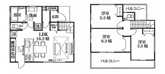 【間取り】 | 新築戸建／ふじみ野市苗間（全1棟）