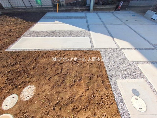 入間市鍵山2丁目・全2棟　新築一戸建　1号棟　～明るい南庭～の駐車場|（2025年9月26日撮影）