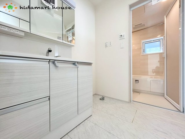 見沼区東大宮3丁目　新築戸建　ブルーミング01の脱衣所