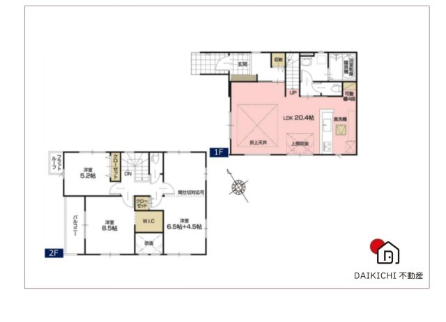 【間取り】 | 久喜市本町10期　LIGARE　新築戸建　全3棟　1号棟