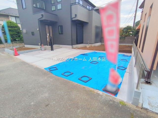 入間市鍵山2丁目・全2棟　新築一戸建　2号棟　～明るい南庭～の駐車場|現地写真（2025年9月25日撮影）