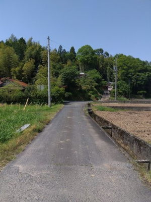 【前面道路含む現地写真】 | 鳥取市国府町高岡土地